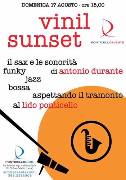 Vinil Sunset 17 Agosto